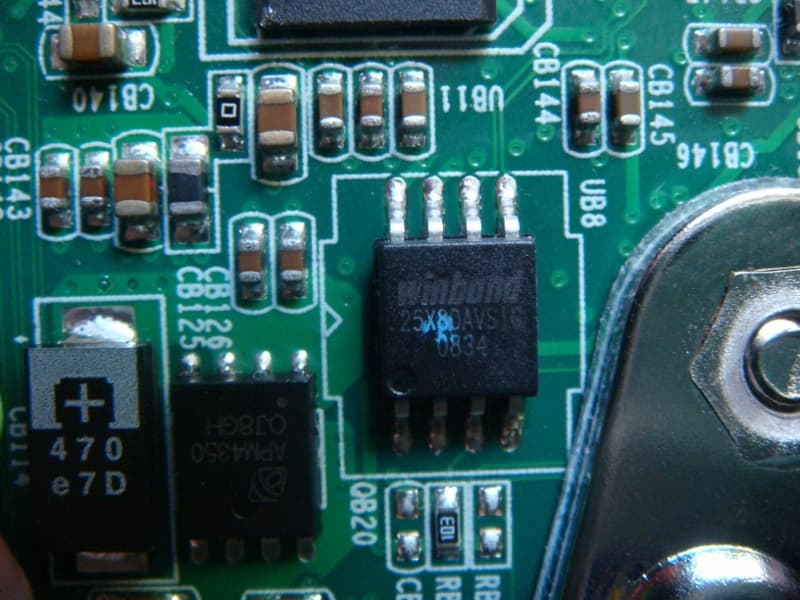 Soldered SOIC8