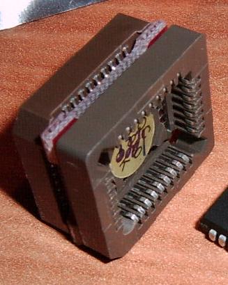 PLCC32 Top-Hat-Flash adapter